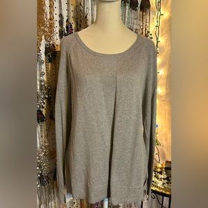 🍁3 for $25🍁Ladies Gray Knit & Patterned Top XL